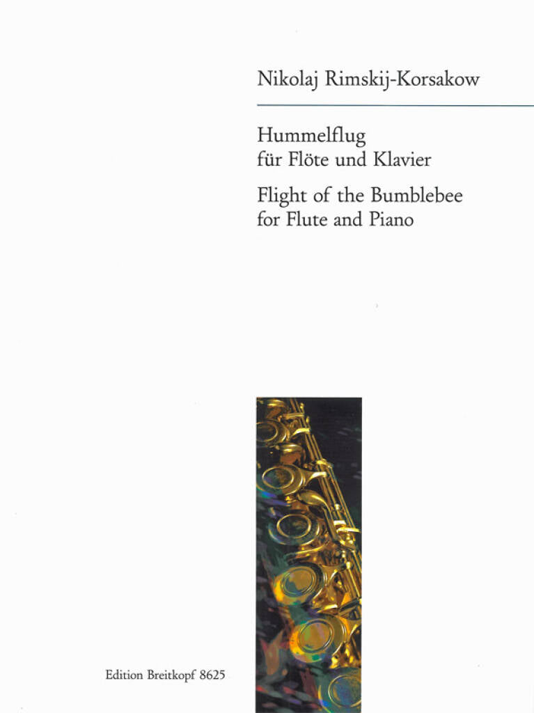 Rimsky-Korsakov- Flight of the Bumblebee for Flute and Piano (Breitkopf)