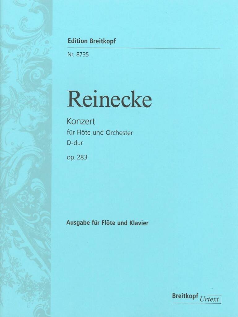 Reinecke- Concerto Op.283 for Flute and Piano (Breitkopf)