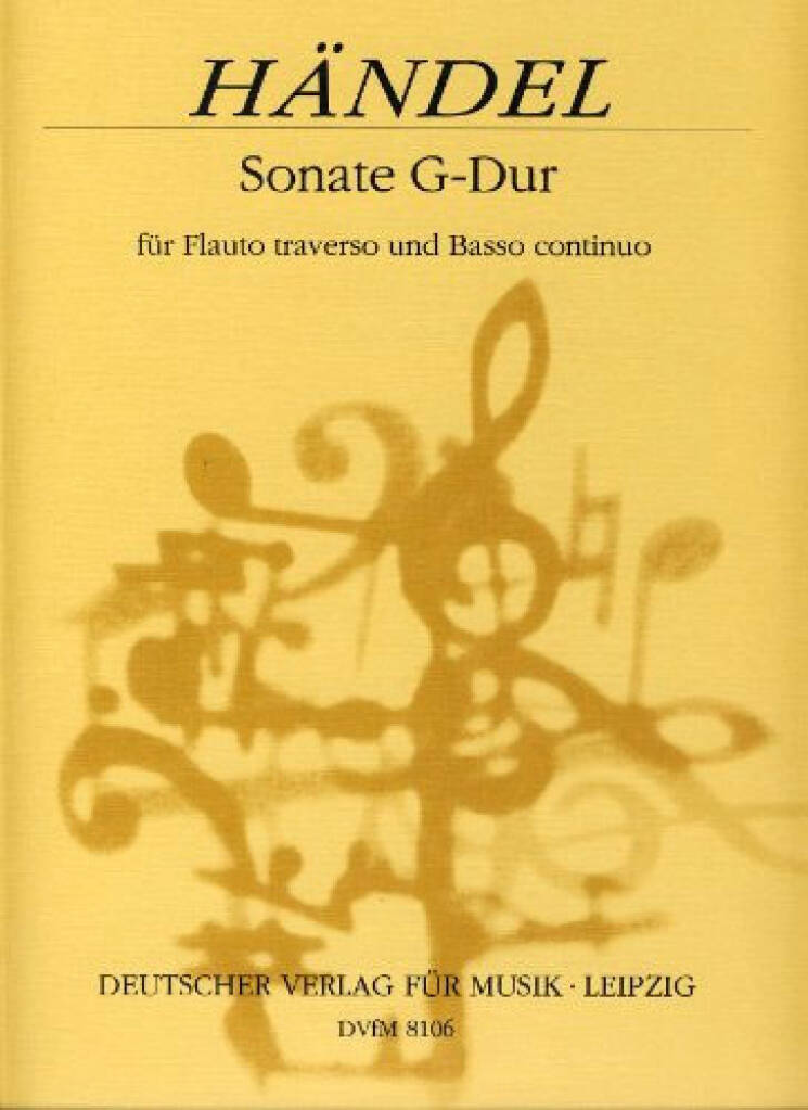 Handel Sonata in G Major for Flute and Basso Continuo (Deutscher)