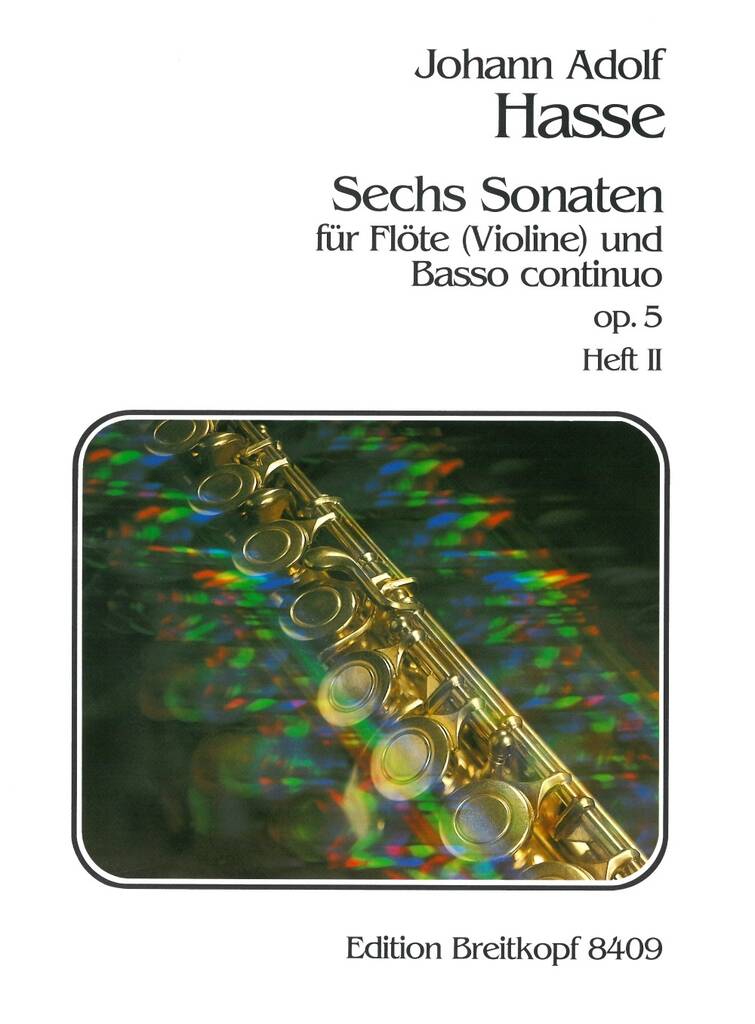 Hasse- Six Sonatas Op 5 for Flute and Basso Continuo