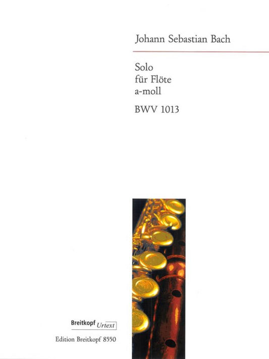 JS Bach Partita BWV1013 for Solo Flute- Breitkopf