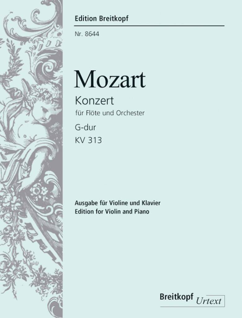 Mozart- Concerto in G Major KV313 for Flute and Piano (Edition Breitkopf)