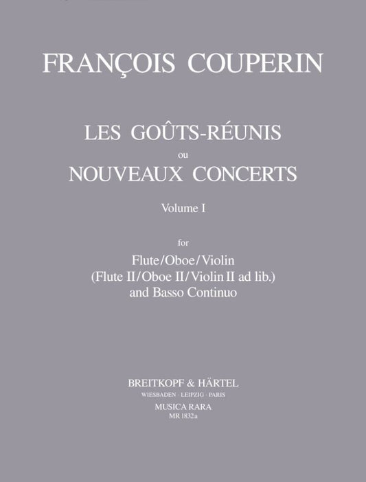 Couperin Les Gouts Reunis Volume I & II- Musica Rara