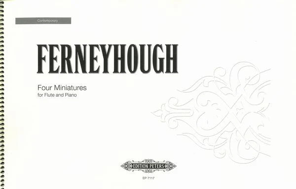Ferneyhough- Four Miniatures for Flute and Piano