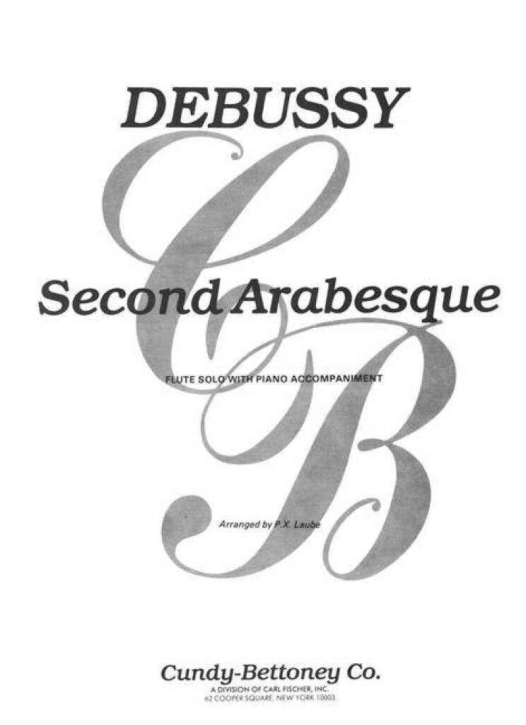 Debussy- Second Arabesque for Flute and Piano