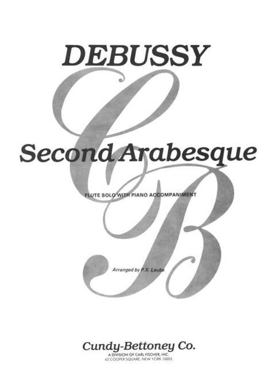 Debussy- Second Arabesque for Flute and Piano