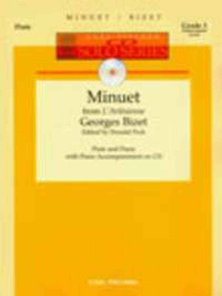 Bizet Minuet from L'Arlésienne-Flute & Piano with CD