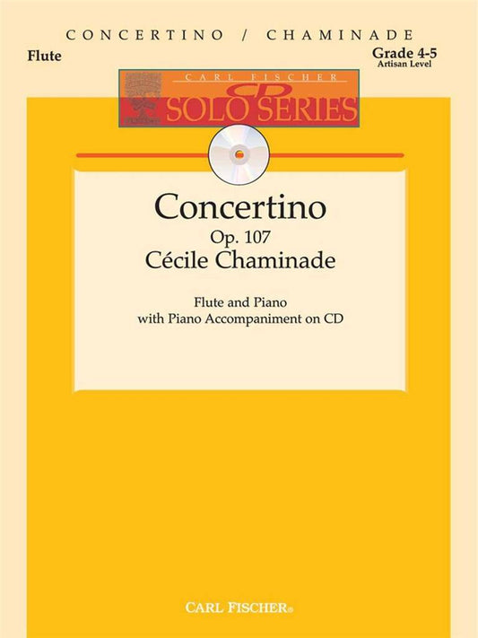 Chaminade- Concertino Op 107 for Flute and Piano (Fischer)