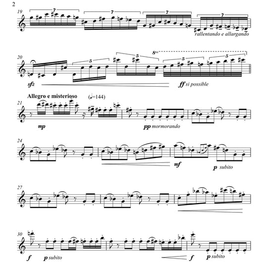 Esmail- Chardonnay for Solo Flute
