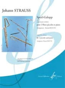 Strauss Sperl Galopp Opus 42-Two Piccolos and Piano
