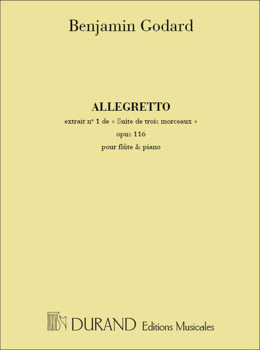 Godard- Allegretto from "Suite de Trois Morceaux" for Flute and Piano