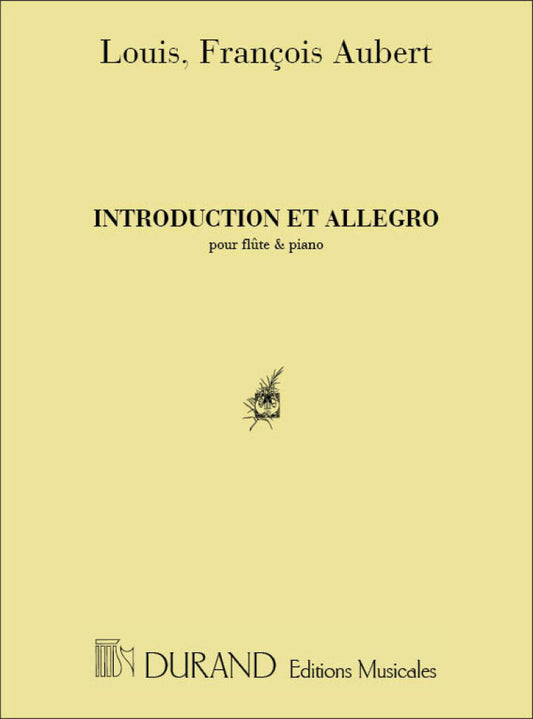 Aubert Introduction and Allegro for Flute and Piano