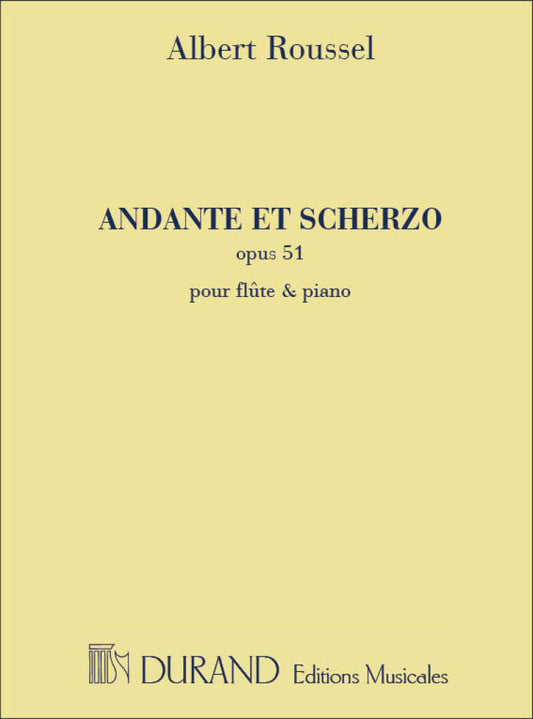 Roussel- Andante et Scherzo Op.51 for Flute and Piano