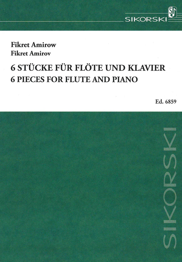 6 Pieces for Flute and Piano
