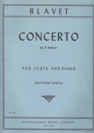 Blavet Concerto in A minor for Flute & Piano-Edition Rampal