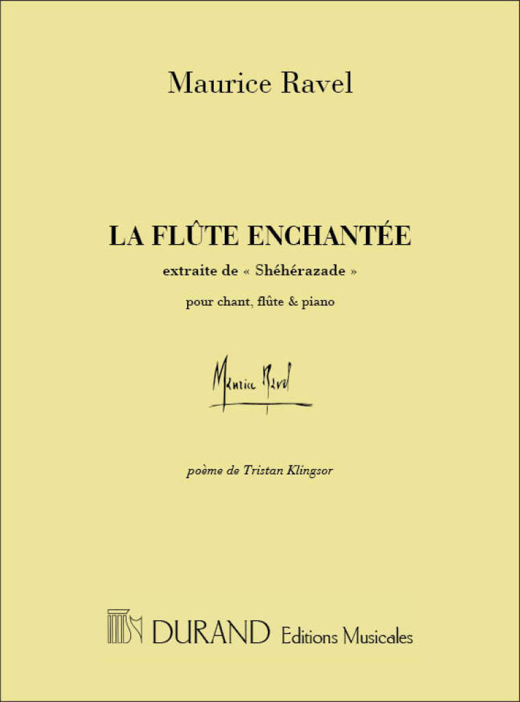 Ravel- La Flûte Enchantée for Voice, Flute and Piano