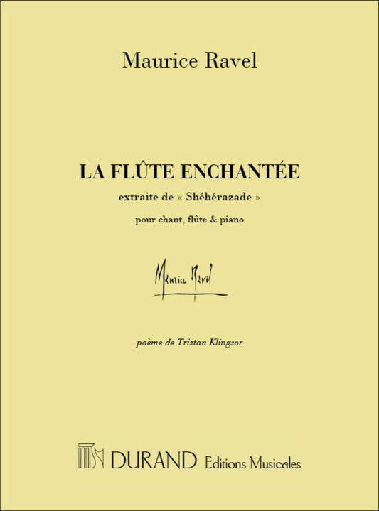 Ravel- La Flûte Enchantée for Voice, Flute and Piano