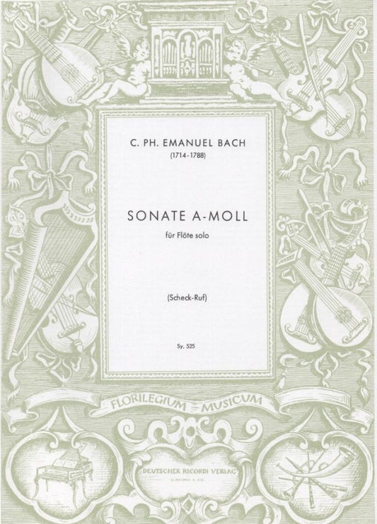 CPE Bach Sonate - a-moll - für Flöte solo
