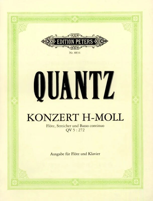 Quantz- Concerto in B Minor QV 5:272 for Flute and Piano