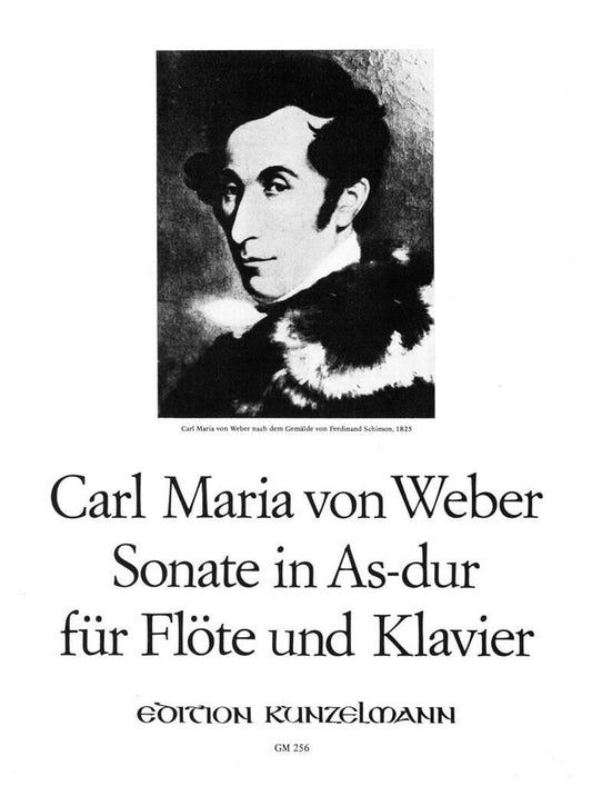 Weber- Sonata in A Flat Major Op.39 for Flute and Piano