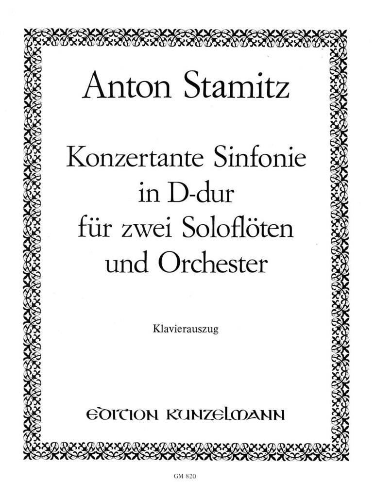 Stamitz- Sinfonia Concertante in D Major for Two Flutes and Piano