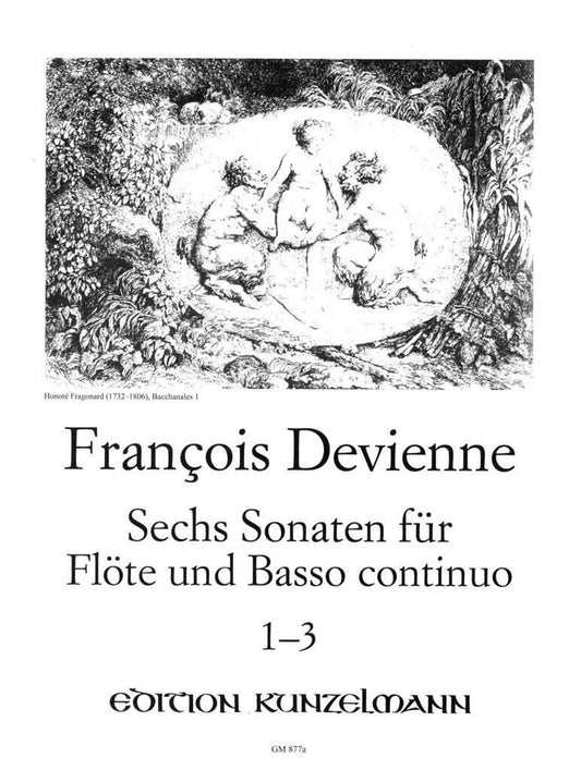 Devienne- 6 Sonatas for Flute and Basso Continuo (Kunzelmann)