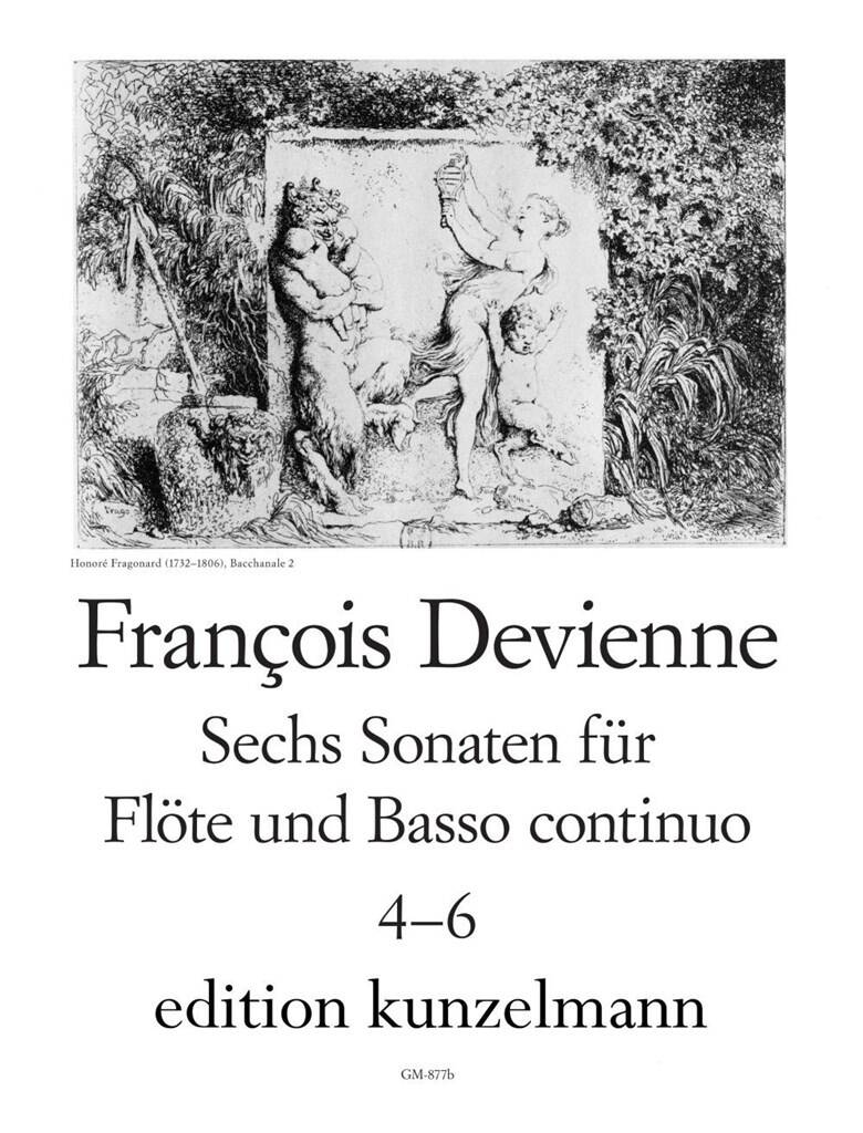 Devienne- 6 Sonatas for Flute and Basso Continuo (Kunzelmann)