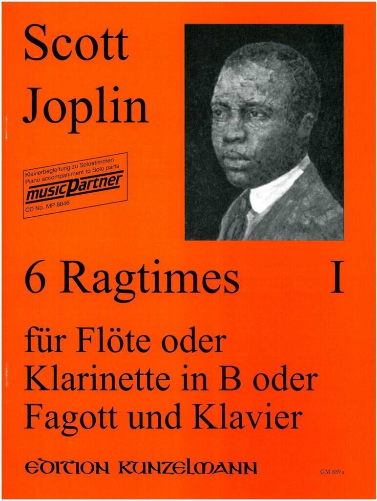 Joplin- 6 Ragtimes for Flute and Piano (Books 1-4)