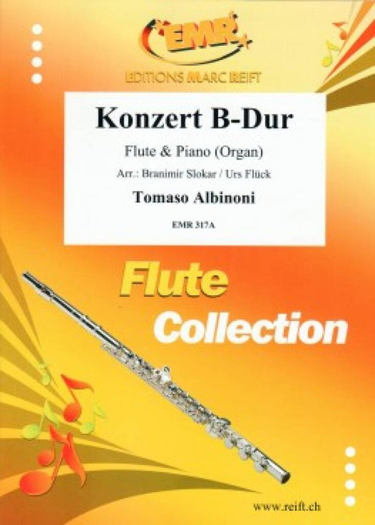 Albinoni Concerto in B Flat Major-Flute and Piano-EMR