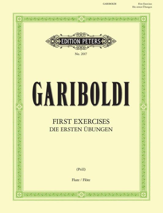 Gariboldi- First Exercises for Flute (Peters)
