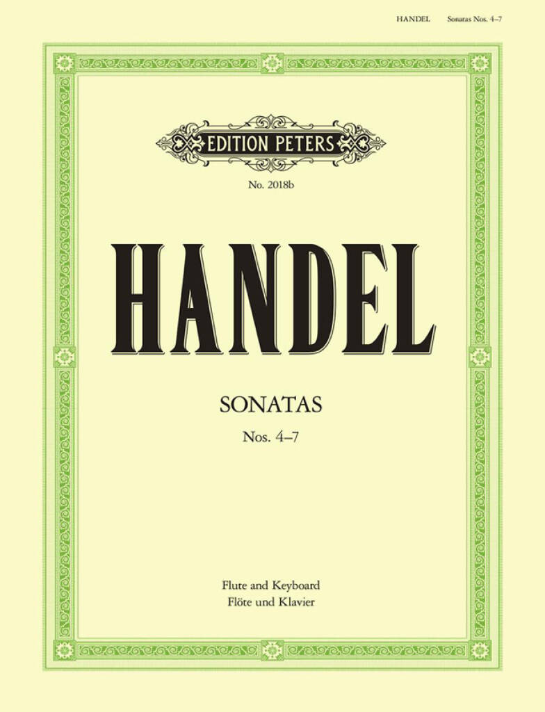Handel- Sonatas Nos. 4-7 for Flute and Basso Continuo