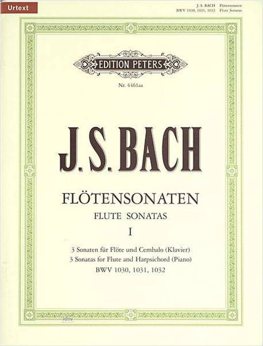 JS Bach Flute Sonatas BWV 1030-1032 - Peters Edition