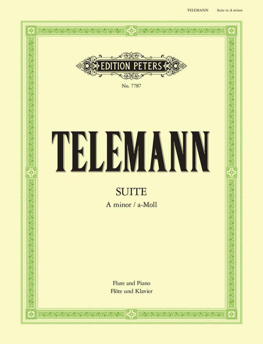 Telemann- Suite in A Minor for Flute and Piano