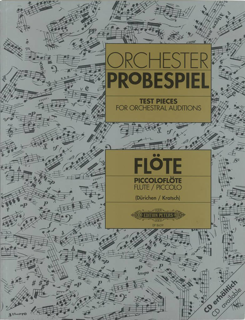Orchester Probespeil Flute book front cover