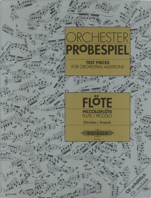 Orchester Probespeil Flute book front cover