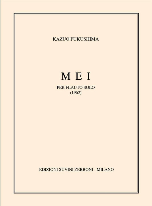Fukushima- Mei for Solo Flute