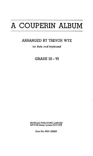A Couperin Flute Album (ed. Wye)