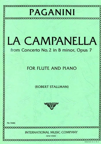 Paganini- La Campanella for Flute and Piano (IMC)