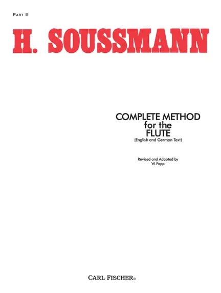 Soussmann- Complete Method for the Flute