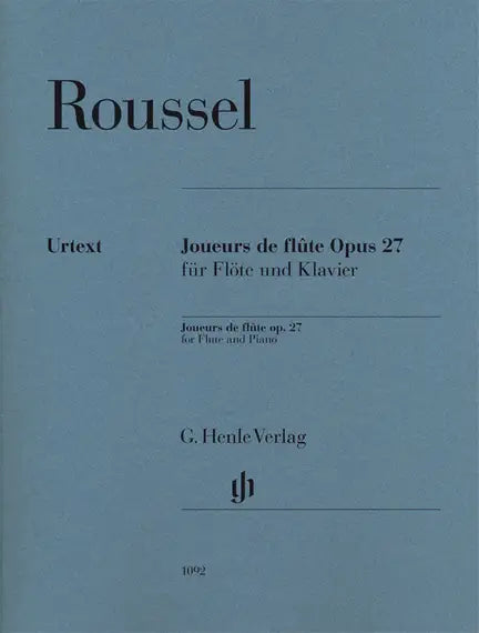 Roussel- Joueurs de Flute Op.27 for Flute and Piano (Henle)