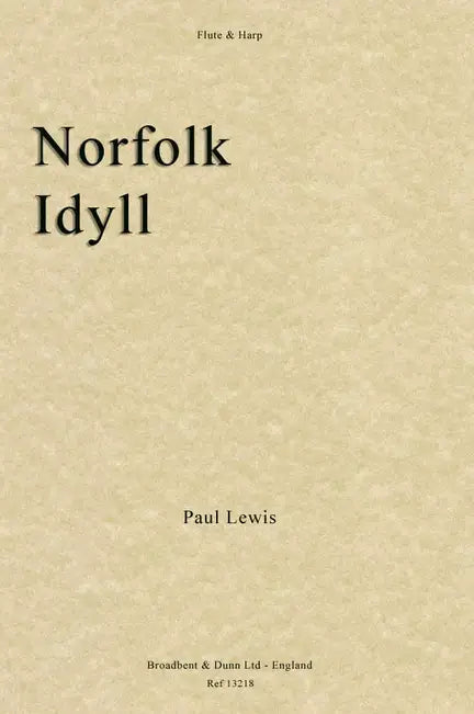 Lewis- Norfolk Idyll for Flute and Harp