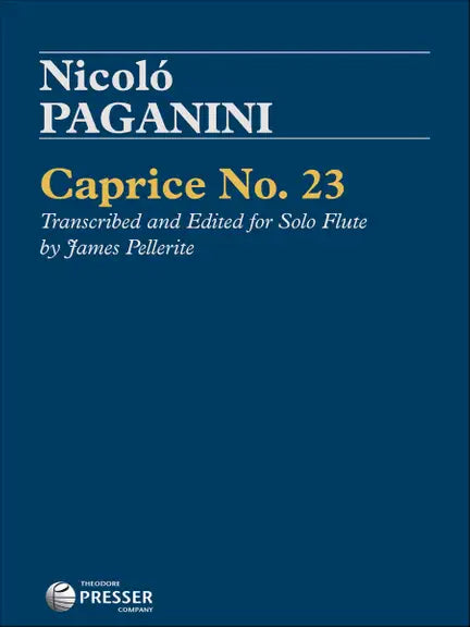 Paganini- Caprice No. 23 for Solo Flute
