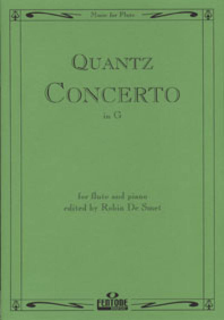 Quantz- Concerto in G QV 5:194 for Flute and Piano (Fentone)