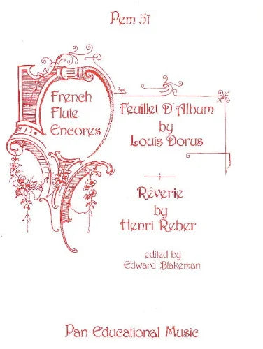 Dorus- Feuillet D'Album and Reber- Rêverie for Flute and Piano