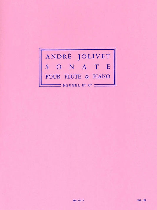 Jolivet- Sonata for Flute and Piano