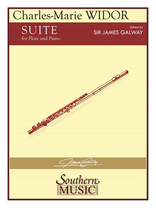 Widor- Suite Op.34 for Flute and Piano (Galway Edition)