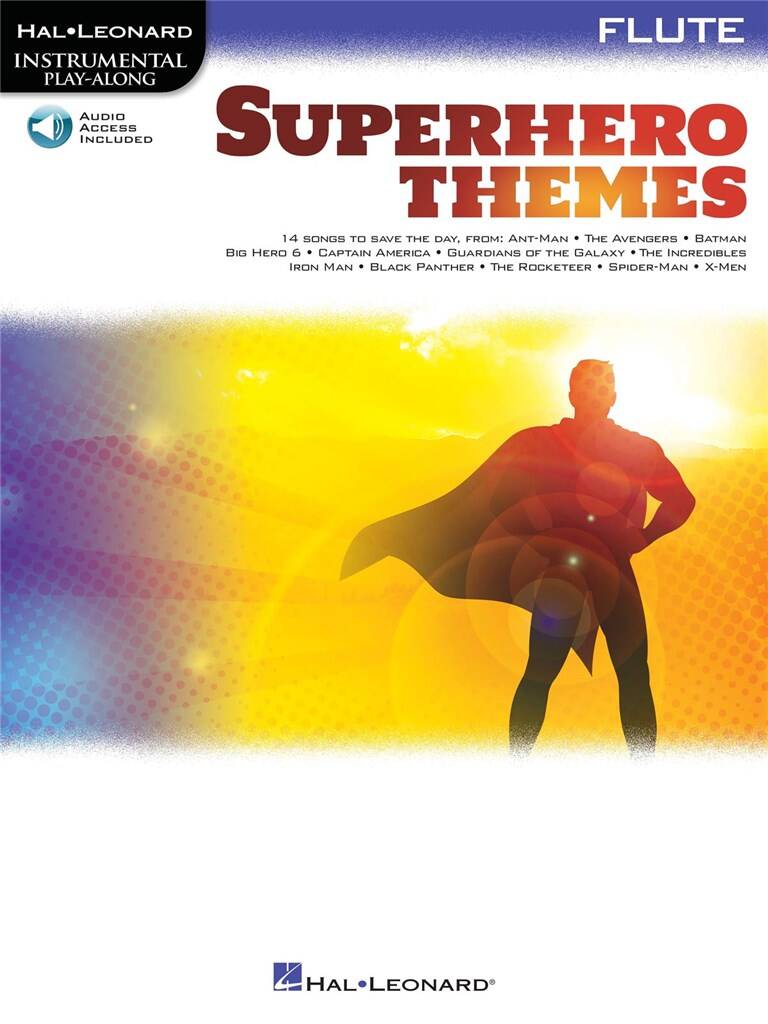 Superhero Themes Playalong for Flute (includes Audio Access)