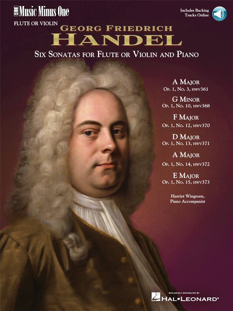 Handel- Six Sonatas for Flute (or Violin) and Piano