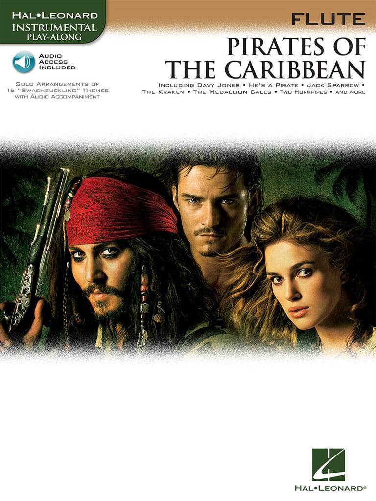 Pirates of the Caribbean Playalong for Flute (includes Audio Access)