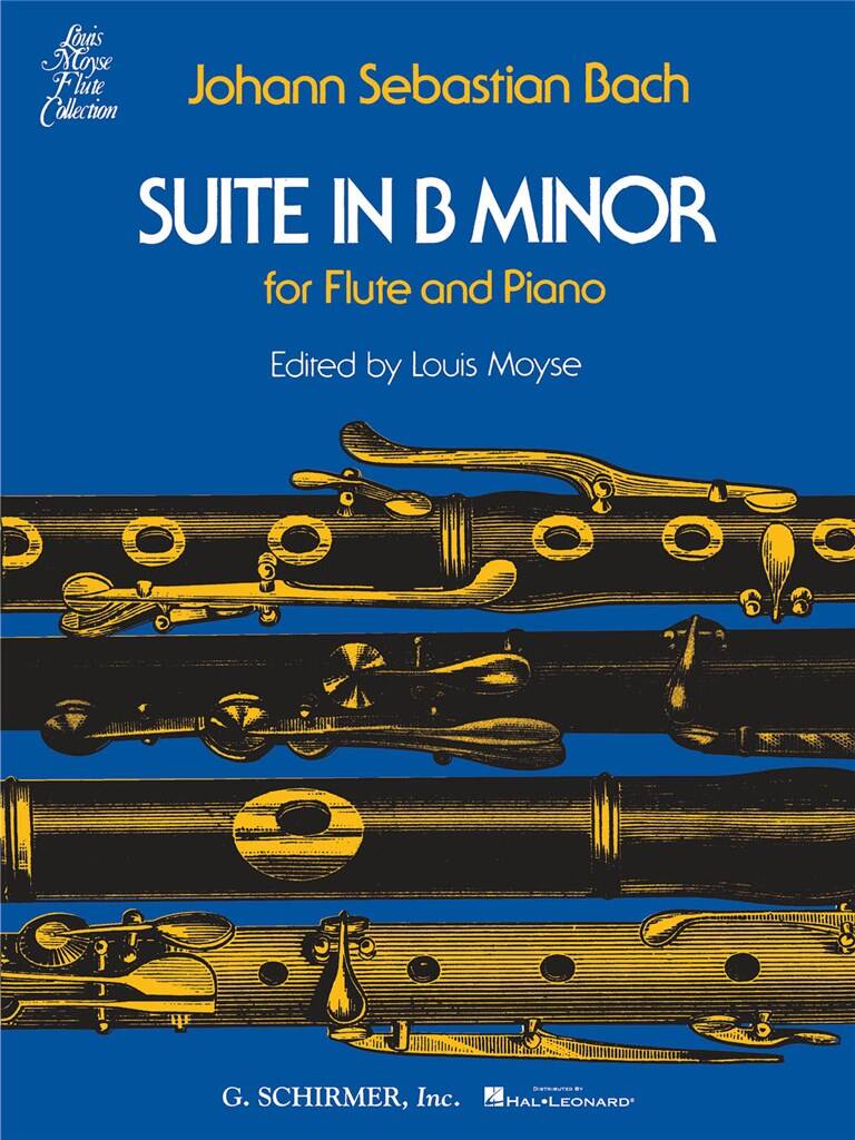 JS Bach- Suite no 2 in B Minor BWV 1067 for Flute and Piano (Schirmer)